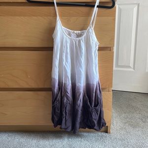 Ombré tank top with pockets